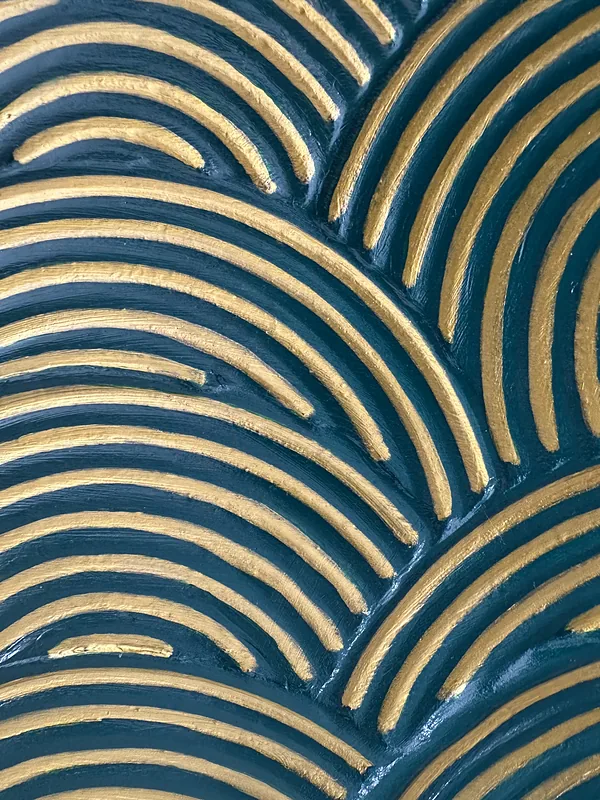 Abanico Jade y Oro · 2