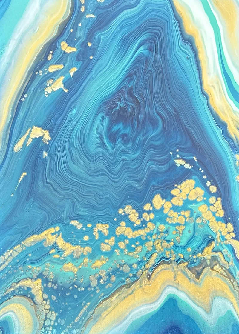 Geoda Azul Mística
